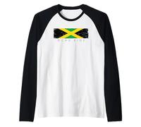 Vintage Ocho Rios Jamaica Vacation | Jamaica Lover Raglan Baseball Tee