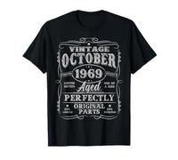 Vintage October 1969 Retro 56 Year Old 56th Birthday Men Dad T-Shirt