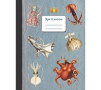 Vintage Octopus Notebook: Octopus Composition Notebook for Kids Ocean Sea Life Octopus Journal With Squid College Ruled Book 8.5x11" 120 Pages ... tweens and Adults who love ocean animals.