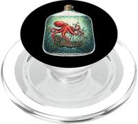 Vintage Octopus s Shipwreck Bottle s Cephalopod Ocean Art PopSockets PopGrip for MagSafe