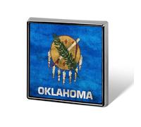 Vintage Oklahoma Flag Custom Brooch Pin Lapel Pins Tie Suit Dress Accessories Wedding Birthday for Men Women