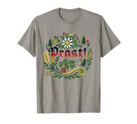 Vintage Oktoberfest German Prost Beer Drinking Men Women T-Shirt