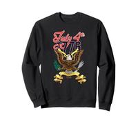 Vintage Old American Flag Patriotic 1776 We The People USA Sweatshirt