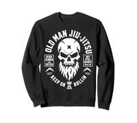 Vintage Old Man Jiu-Jitsu But Still Deadly Keep On Rollin Sweatshirt
