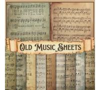 Vintage Old Music Sheet Scrapbook Paper Craft Pad: 20 Old Musical Note Papers Designs, 40 Double-Side Sheets ,8.5"x8.5" Size. Perfect for Cardstock, ... Journaling, Decoupage, Mix Media and More!