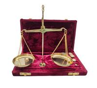 Vintage Old Traditional Weight showpiece Brass Weighing Scale Balance Justice Law Scale Decoration Nautical Apothecary Scale Small Weight Scale Home Decor