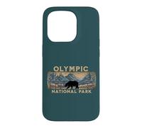 Vintage Olympic National Park Washington Souvenir Novelty Case for iPhone 15 Pro