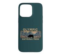 Vintage Olympic National Park Washington Souvenir Novelty Case for iPhone 15 Pro Max
