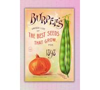 Vintage Onion & Bush Bean - the Best Seeds That Grow - Notebook