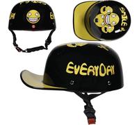 Vintage Open Face Motorcycle Helmet Retro Baseball Cap Half Helmets Women Men for Scooter Moped Cap Street Cruiser Jet - DOT Certified 3,XXL/(59~60cm)