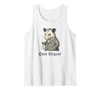 Vintage Opossum Quite Elegant Retro Victorian Possum Tank Top
