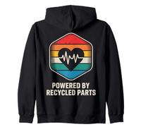 Vintage Organ Transplant Recipient Zip Hoodie
