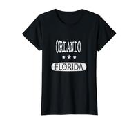 Vintage Orlando Florida Value Graphic T-Shirt, Women, Black, S