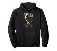 Vintage Osprey Bird Watching Art Nature Love Birds Pullover Hoodie
