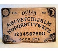 Vintage Ouija Board William Fuld Planchette Mystifying Oracle Metal Sign 12"x8"