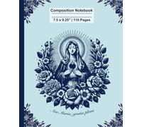 Vintage Our Lady Catholic Notebook Catholic Mary Journal: 110 pages, 7.5 x 9.25"