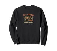 Vintage Out To The Backyard Lounge Hours Cigar & Cocktail Sweatshirt