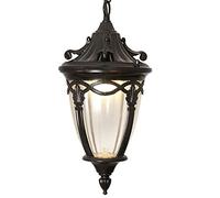 Vintage Outdoor Ceiling Pendant Lights, IP54 Waterproof Hanging Lantern Light, Retro Pendant Lamp Shade Droplight Lantern, Glass Aluminum Outside Lights for Patio Garden Porch Balcony Change for The