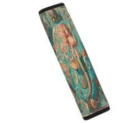 Vintage Outer Banks Map with Mermaids Car Seat Belt Cover Soft Comfortable Shoulder Seatbelt Pads Cover Seat Belt Pad for Suitable for Car Interior Accessorie