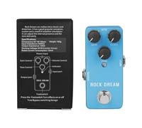 Vintage Overdrive Pedal Metal Guitar Effector Aluminum Alloy Texture Suitable For Guitarists And Music Producers Present Home Practice Pedal