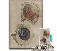 Vintage Oyster Twin Puzzle 1000pcs (52x38cm) for Adults | Choose a New Year puzzle activity during winter downtime for screen-free time.