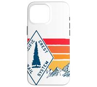 Vintage Pacific Crest Trail Marker Sign Retro Hiking in Case for iPhone 16 Pro Max