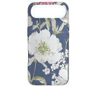 Vintage Painterly White Flower Pattern Case for iPhone Air