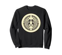 Vintage Pale Yellow Ikko Ikki Japan Mon Oriental Sweatshirt