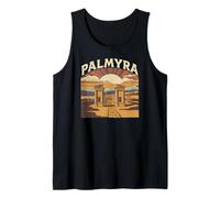 Vintage Palmyra, Historical Ruins and Desert Architecture Tank Top