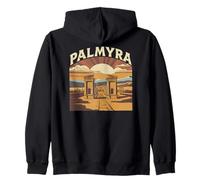 Vintage Palmyra, Historical Ruins and Desert Architecture Zip Hoodie