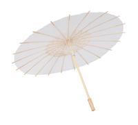 Vintage Parasol Umbrella, Handcraft Paper Umbrellas with Solid Handle Firm Umbrella Stand Exquisite Mini Umbrella for Photography Props Ole Playing Wedding (Diameter About 59cm)