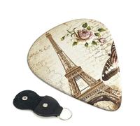 Vintage Paris Eiffel Tower Butterfly Guitar Pickfor Pickups For Acoustic Electric Guitar Bass Ukulele