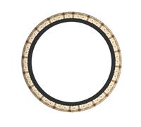 Vintage Paris Eiffel Tower Butterfly Printed Steering Wheel Cover, Car Interior Accessory, Easy To Install And Suitable For Most Car Models.