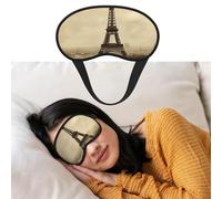 Vintage Paris Eiffel Tower Sleep Mask for Women Men Blackout Eye Masks for Sleeping Blindfold Sleep Mask Side Sleeper Eye Cover for Meditation Light Blocking Travel Essentials