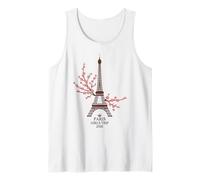 Vintage Paris Girls Trip 2026 Flight Fabulous Vacay Matching Tank Top
