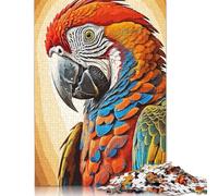 Vintage Parrot 500 Pieces Jigsaw Puzzles for Adults | Puzzles 500 Piece for Adults Teens Puzzle | Puzzles | Gifts 500pcs (52x38cm)