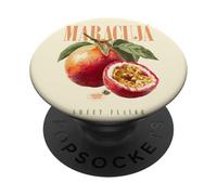 Vintage Passion Fruit Sweet Flavor Organic Fruit Botanical PopSockets Adhesive PopGrip