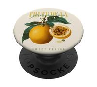 Vintage Passion Fruit Sweet Flavor Organic Fruit Botanical PopSockets Adhesive PopGrip