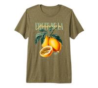 Vintage Passion Fruit Sweet Flavor Organic Fruit Botanical Premium T-Shirt