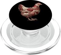 Vintage Patchwork Chicken Country Farmhouse Hen PopSockets PopGrip for MagSafe