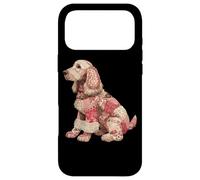 Vintage Patchwork Cocker Spaniel Dog Quilt Style Case for iPhone 17 Pro Max