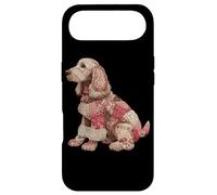Vintage Patchwork Cocker Spaniel Dog Quilt Style Case for iPhone Air