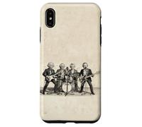 Vintage Patriotic 1776 American Founding Fathers Rock Band Case for iPhone XS Max