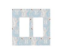 Vintage Pattern Dual-Texture Roman Frame Switch Plate â€“ Premium Pc Wall Switch Cover with Full-Panel Embossed Print, Heavy-Duty 100°c Heat & Fade Resistant Design for Residential & Commercial Use