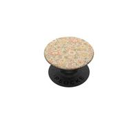 Vintage Peach Floral Sage Green Folk Botanical Boho PopSockets Adhesive PopGrip