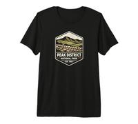 Vintage Peak District National Park England UK Souvenir Premium T-Shirt