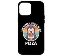Vintage Penguin The World Needs More Pizza Lover Case for iPhone 12 Pro Max