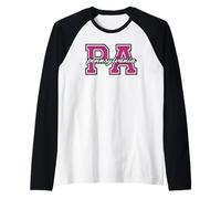 Vintage Pennsylvania Game-Day Leopard Print Fan Art Raglan Baseball Tee