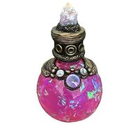 Vintage Perfume Bottle Refillable Empty Rhinestones Perfume Oil Bottle for Ladies Girls Rose Red