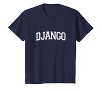 Vintage Personalized Name Classic Django T-Shirt, Youth, Navy Blue, 2T